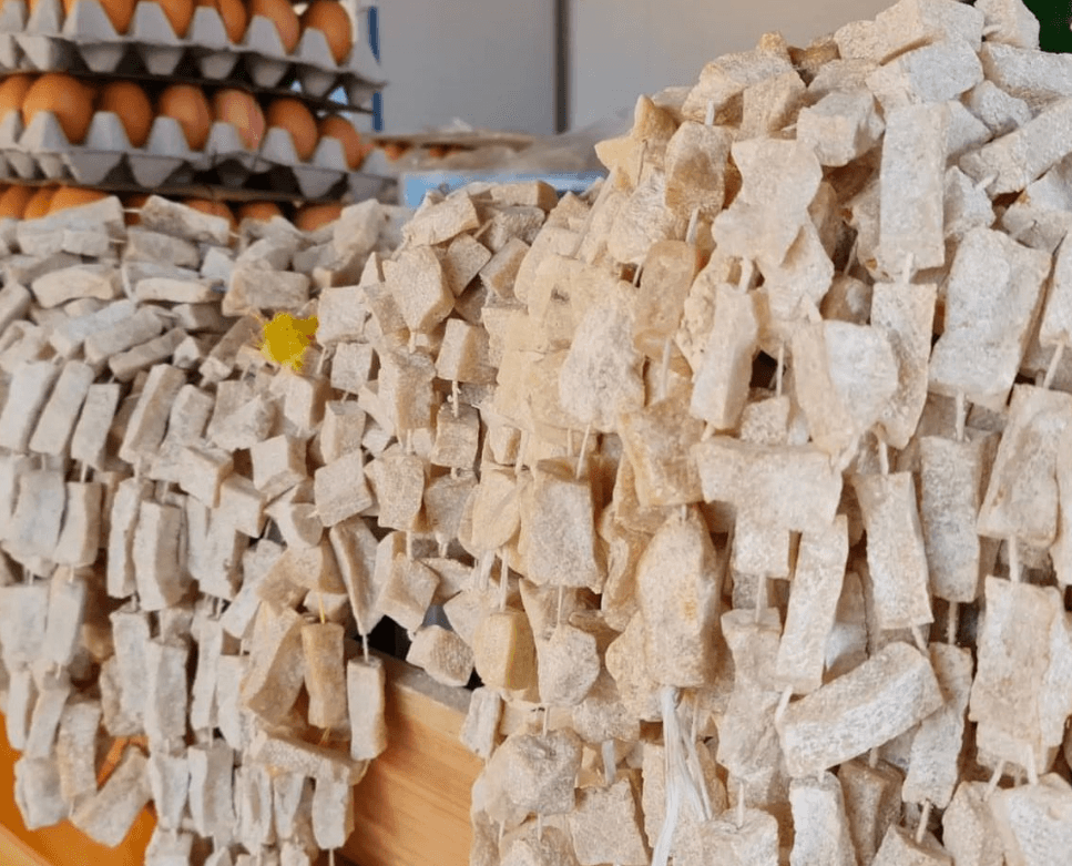 dry cheese