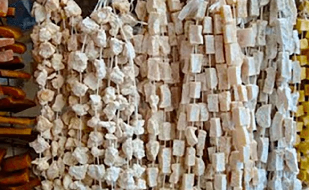 dry cheese